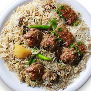 White Beef Biryani 1 KG Daig catering in Karachi — Khanzada Pakwan Center