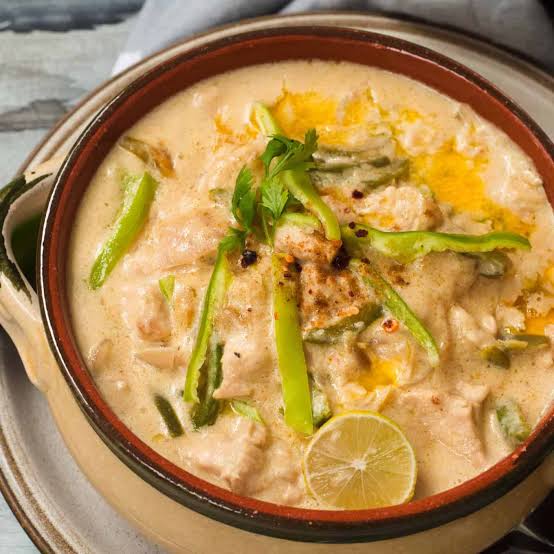 Chicken Cheese Creamy Karahi 1 KG Daig catering in Karachi — Khanzada Pakwan Center