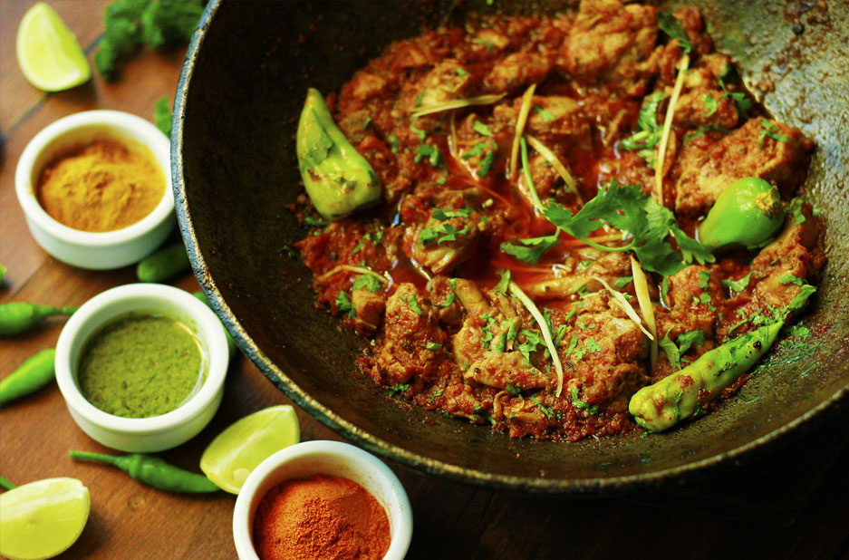 Chicken Peshawari Karahi 1 KG Daig catering in Karachi — Khanzada Pakwan Center